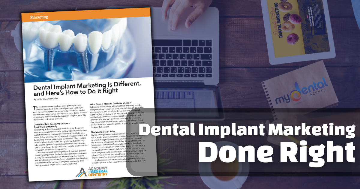 Dental Implant Advertising is Other, and Right here’s The way to Do it Proper